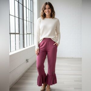 Matilda Jane Burgundy Capris
